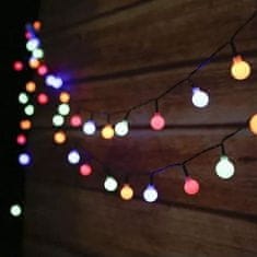 MG Garland RGB napelemes lánc 50 LED 7m