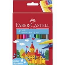 Faber-Castell gyermek filctollak, 12 színből álló készlet