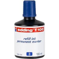 Edding T100 állandó tinta, 100 ml, csere