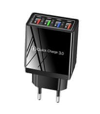 GORDON G566 Gyorstöltő 4x USB 3.0 Quick Charge fekete