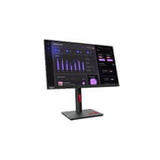 Lenovo Thinkvision 63CFMATXEU Monitor 23.8inch 1920x1080 IPS 60Hz 4ms Fekete