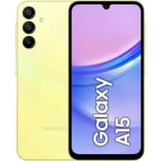 SAMSUNG Galaxy A15 SM-A155FZYDEUE 4GB 128GB Dual SIM Sárga Okostelefon