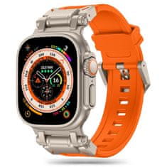 Tech-protect Delta Pro szíj Apple Watch 42/44/45/49mm, orange / titanium