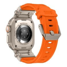 Tech-protect Delta Pro szíj Apple Watch 42/44/45/49mm, orange / titanium