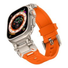 Tech-protect Delta Pro szíj Apple Watch 42/44/45/49mm, orange / titanium