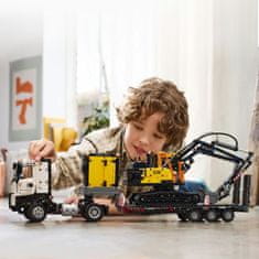 LEGO Technic 42175 Volvo FMX teherautó és Volvo EC230 elektromos kotrógép