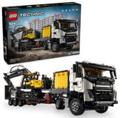 LEGO Technic 42175 Volvo FMX teherautó és Volvo EC230 elektromos kotrógép