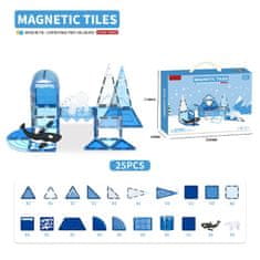 Magnetic Tiles Mágneses építőkészlet Ocean sada 25ks - Magnetic Tiles