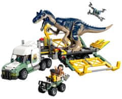 LEGO Jurassic World 76966 Dinóküldetések: Allosaurust szállító kamion