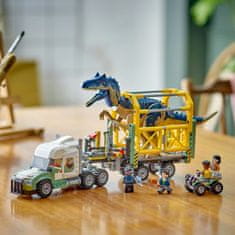 LEGO Jurassic World 76966 Dinóküldetések: Allosaurust szállító kamion