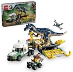 LEGO Jurassic World 76966 Dinóküldetések: Allosaurust szállító kamion