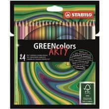 Stabilo GREENcolors "ARTY" zsírkréták, 24 színben