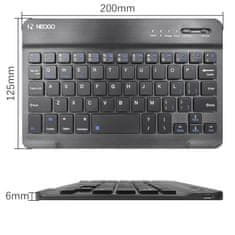 Neogo Smart Keyboard NT8 bluetooth billentyűzet tablet 8'', fekete