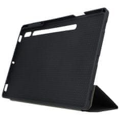 TKG Tablettok Samsung Galaxy Tab S7 FE (SM-T730,SM-T733,SM-T736B) - DUX DUCIS DOMO fekete smart case