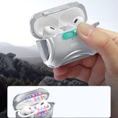 TKG Airpods Pro 2 tartó: ESR CYBER HALOLOCK MAGSAFE AirPods Pro 2 tartó - fehér, karabinerrel