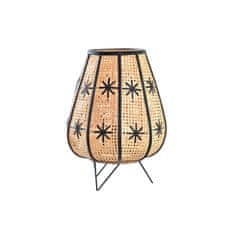 NEW Asztali lámpa DKD Home Decor Fekete Fém Barna 220 V 50 W 37 x 37 x 47 cm