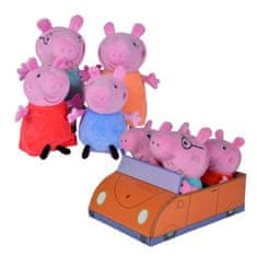 BB-Shop Simba Peppa Pig kabalaszett George Mami Apuci Malac az autóban ZA5436