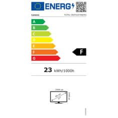 Lenovo Thinkvision 63D6UAT3EU Monitor 27inch 2560x1440 TN 75Hz 4ms Fekete