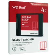 Western Digital WDS400T2R0A Red SA500 4096GB 2,5 inch SSD meghajtó