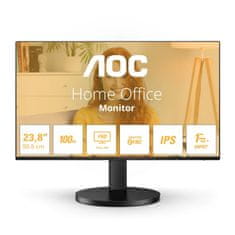 AOC 24B3HA2 Monitor 23.8inch 1920x1080 IPS 100Hz 1ms Fekete