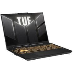 ASUS Tuf Gaming F16 FX607JV-QT139W Laptop 16" 2560x1600 IPS Intel Core i7 13650HX 1024GB SSD 16GB DDR5 NVIDIA GeForce RTX 4060 Windows 11 Home Szürke