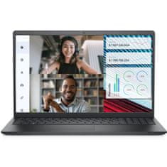 DELL Vostro 3520 N3001PVNB3520EMEA01 Laptop 15.6" 1920x1080 IPS Intel Core i3 1215U 512GB SSD 8GB DDR4 Intel UHD Graphics Windows 11 Pro Fekete