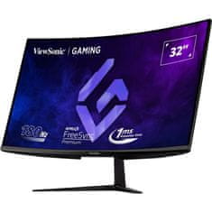 Viewsonic Omni VX3218C-2K Monitor 32inch 2560x1440 VA 165Hz 1ms Fekete