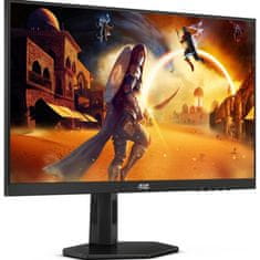 AOC 27G4X Monitor 27inch 1920x1080 IPS 180Hz 0.5ms Fekete