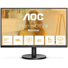 AOC 27B3HMA2 Monitor 27inch 1920x1080 VA 100Hz 1ms Fekete