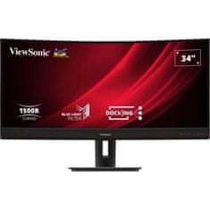 Viewsonic Vg3456C VS19216 Monitor 34inch 3440x1440 VA 100Hz 5ms Fekete