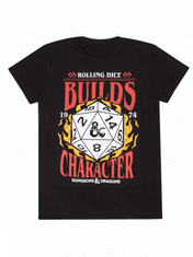 Póló Dungeons & Dragons - Builds Character (méret S)