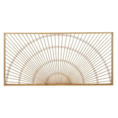 NEW DKD Home Decor barna rattan ágy fejtámla (160 x 3 x 80 cm)