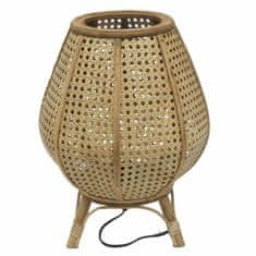 NEW Asztali lámpa DKD Home Decor Barna Rattan 50 W (29 x 29 x 40 cm)