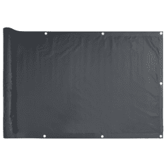 Vidaxl antracitszürke PVC kerti belátás elleni paraván 600x120 cm (4005487)