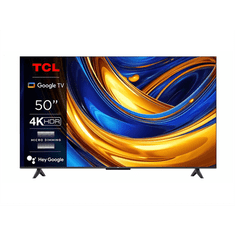 TCL Smart LED Televízió, 127 cm, 4K,UHD, HDR, Google TV (50P655)