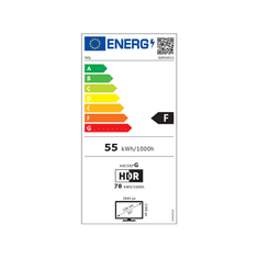 TCL Smart LED Televízió, 127 cm, 4K,UHD, HDR, Google TV (50P655)