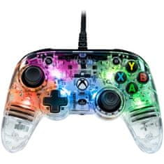 Nacon Nacon Pro Compact Xbox Series vezetékes átlátszó RGB kontroller