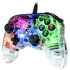 Nacon Nacon Pro Compact Xbox Series vezetékes átlátszó RGB kontroller