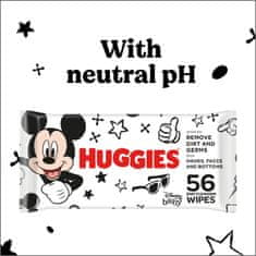 Huggies Mickey egér nedves törlőkendők, 10 x 56 db