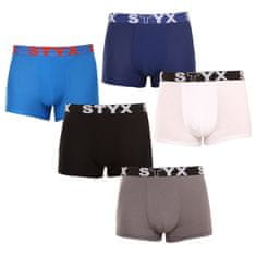 Styx 5PACK tarka férfi boxeralsó sport gumi (5G0908137) - méret S