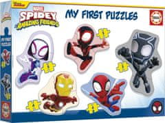 EDUCA Baby puzzle Spidey és csodálatos barátai 5 az 1-ben (3-5 darab)