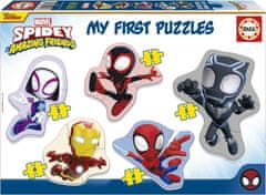 EDUCA Baby puzzle Spidey és csodálatos barátai 5 az 1-ben (3-5 darab)