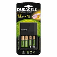 NEW Töltő + újratölthető akkumulátorok DURACELL CEF14 2 x AA + 2 x AAA HR06/HR03 1300 mAh