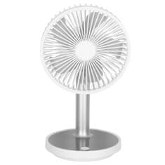 LIVEFY Desk vezeték nélküli asztali ventilátor 30cm, fehér