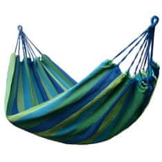 LIVEFY Hammock függőágy 260x150cm, kék/zöld