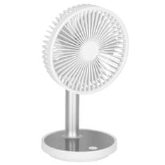 LIVEFY Desk vezeték nélküli asztali ventilátor 30cm, fehér