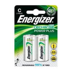 NEW Újratölthető Energizer ENRC2500P2 C HR14 2500 mAh akkumulátorok