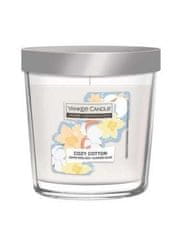 Yankee Candle HOME INSPIRATION VALUE közepes méretű gyertya üvegben Cozy Cotton