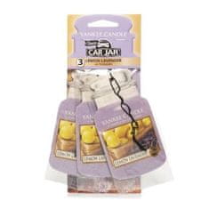 Yankee Candle Papír autóillatosító Lemon Lavender 3 db