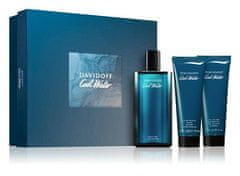 Davidoff Cool Water Man - EDT 125 ml + tusfürdő 75 ml + borotválkozás utáni balzsam  75 ml